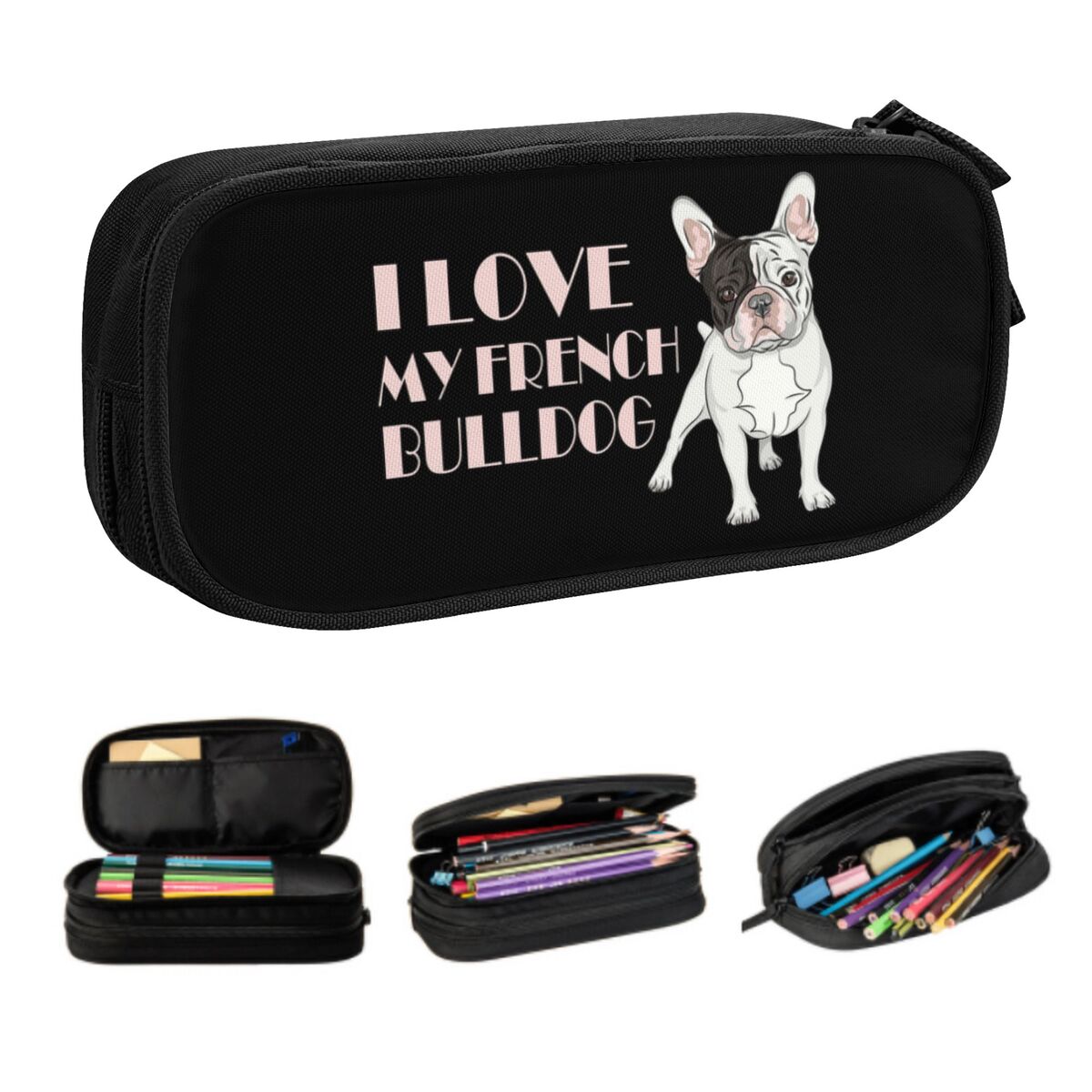 Pet X Supplies & Tack Howell Mi - Özel Fransız Bulldog Sevimli Kalem Kutusu