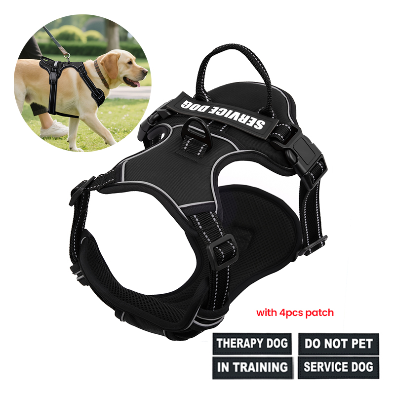 No Pull Dog Harness - Naylon Ayarlanabilir Köpek Tasması Çekişsiz Köpek