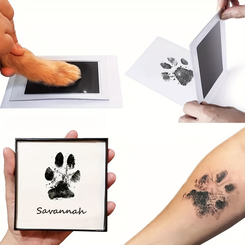 Dog Paw Cleaner - Pet Paw Print Hatıra Seti -