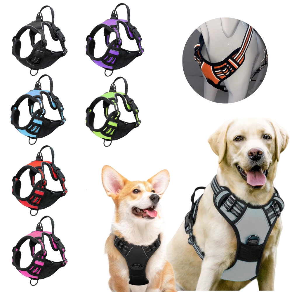 No Pull Dog Harness - Çekişsiz Köpek Tasması Büyük Köpek Tasmaları