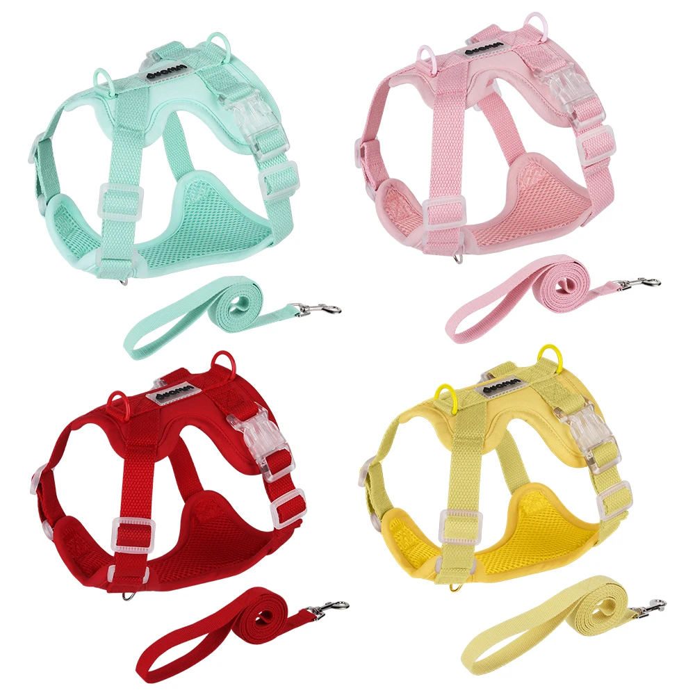 No Pull Dog Harness - Küçük Irklar için Renkli Hafif Köpek